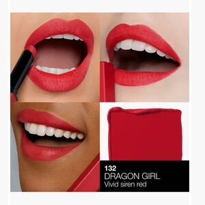 Mini NARS Powermatte Lipstick in Dragon Girl 132 Vivid Red Matte 0.8 g (0.02 oz)